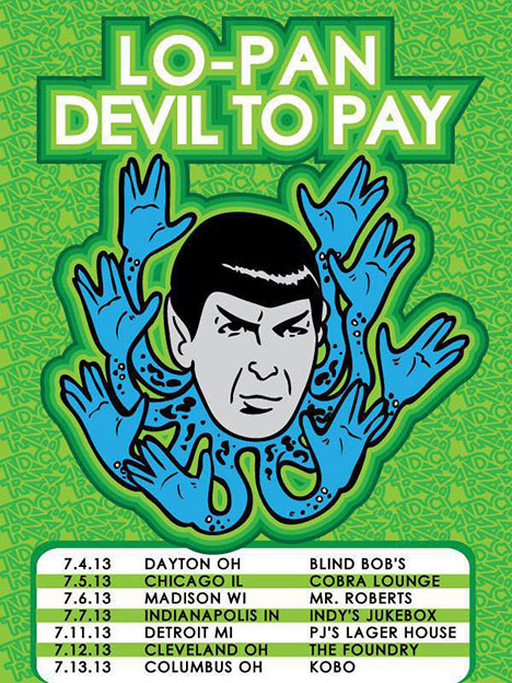 Lo Pan / Devil To Pay - Tour 2013